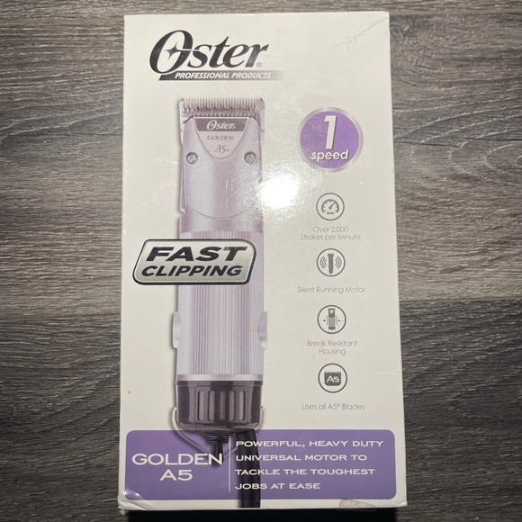 Oster Golden A5 Clipper with #10 Blade (in box) - Picture 2 of 9